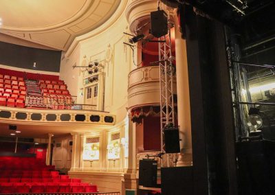 The auditorium from the stage 4